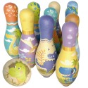 WOOPIE Detský bowling Dinosaury | Sada kolkov pre deti 12 ks