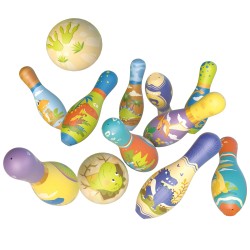 WOOPIE Detský bowling Dinosaury | Sada kolkov pre deti 12 ks