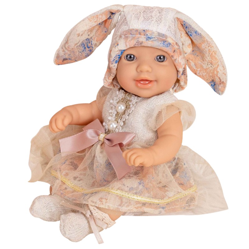 WOOPIE ROYAL Bábika Zajačik | Malé bábätko v oblečení 24 cm