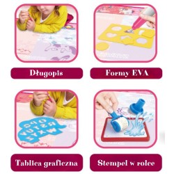 WOOPIE Magická vodná podložka Princezná | Kreatívna sada pre najmenších od 12 mesiacov