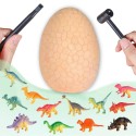 WOOPIE Vykop si dinosaura | Archeologická sada Obrovské dinosaurie vajce (12 dinosaurov)