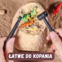 WOOPIE Vykop si dinosaura | Archeologická sada Obrovské dinosaurie vajce (12 dinosaurov)