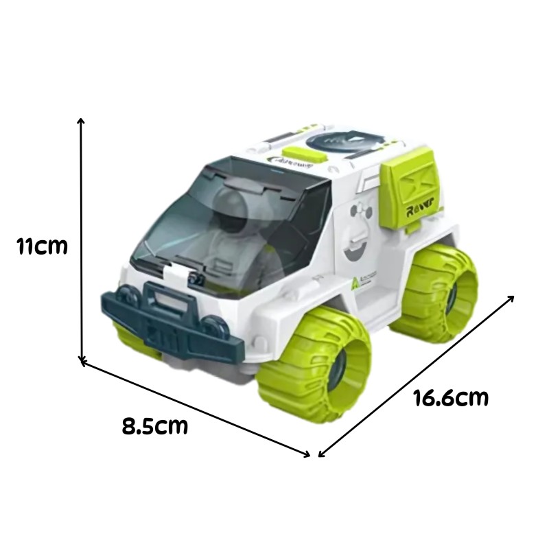 WOOPIE Mechanické vesmírne vozidlo | Rover na zotrvačník s astronautom