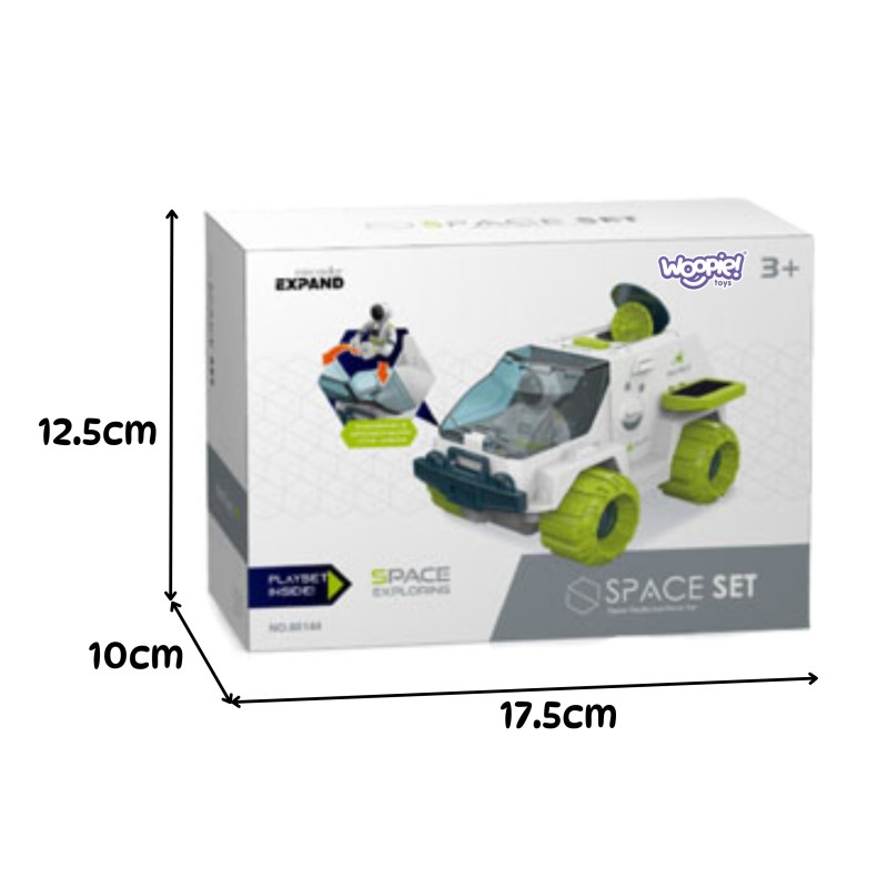 WOOPIE Mechanické vesmírne vozidlo | Rover na zotrvačník s astronautom