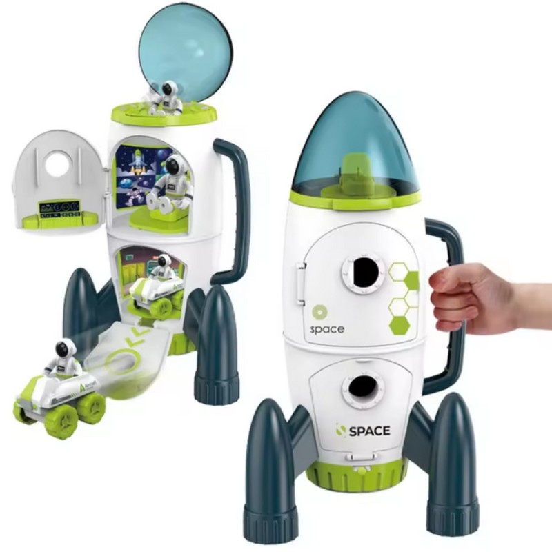WOOPIE Vesmírna misia | Interaktívna raketa so svetlom, zvukom a astronautom