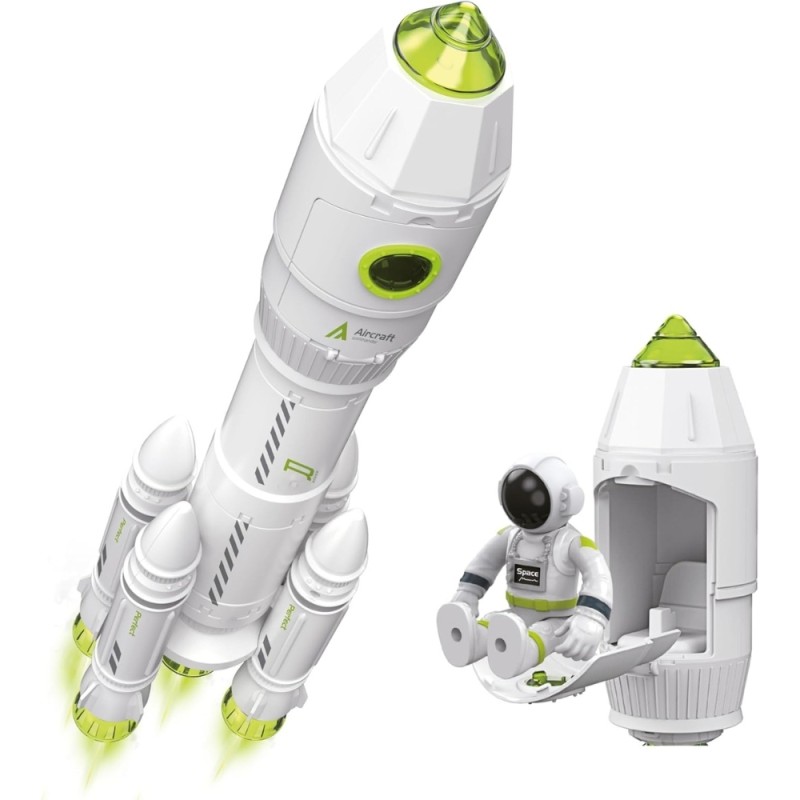 WOOPIE Interaktívna raketa Štart do vesmíru | so svetlom, zvukom a efektom pary