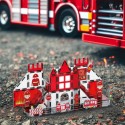 WOOPIE Magnetická stavebnica Hasičská stanica | Kreatívna sada pre malých hasičov 48 ks