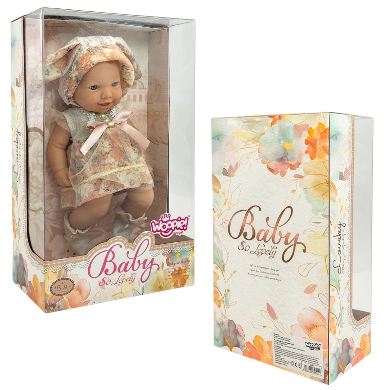 WOOPIE ROYAL Bábika Zajačik | Malé bábätko v oblečení 24 cm