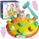 WOOPIE BABY Interaktívna zatĺkačka Udri zajačika | Hra na postreh so svetlom a zvukom
