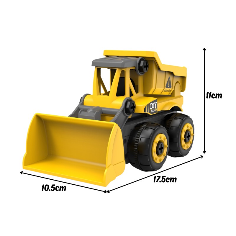 WOOPIE Skrutkovací RC bager 2v1 | Stavebnica a auto na diaľkové ovládanie