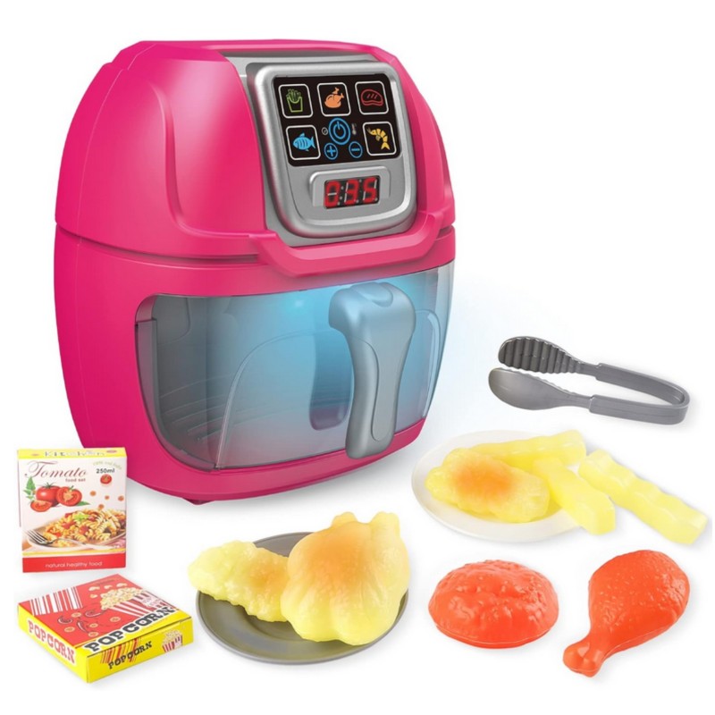 WOOPIE Detská teplovzdušná fritéza Air Fryer | Interaktívna hračka so svetlom, zvukom a jedlom