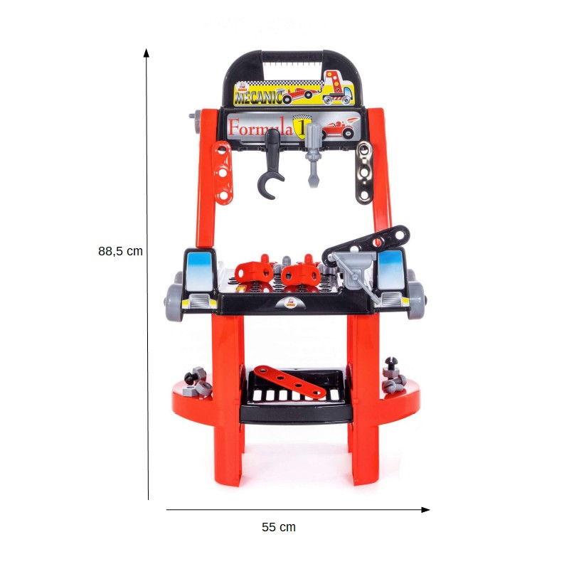 Polesie Detská dielňa Super Mechanik a stavebnica Vynálezca | Mega sada 2v1 pre malého kutila