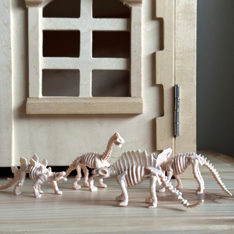 WOOPIE Zestaw Archeologiczny Wykopaliska Szkieletów Dinozaurów 6w1 Mały Archeolog