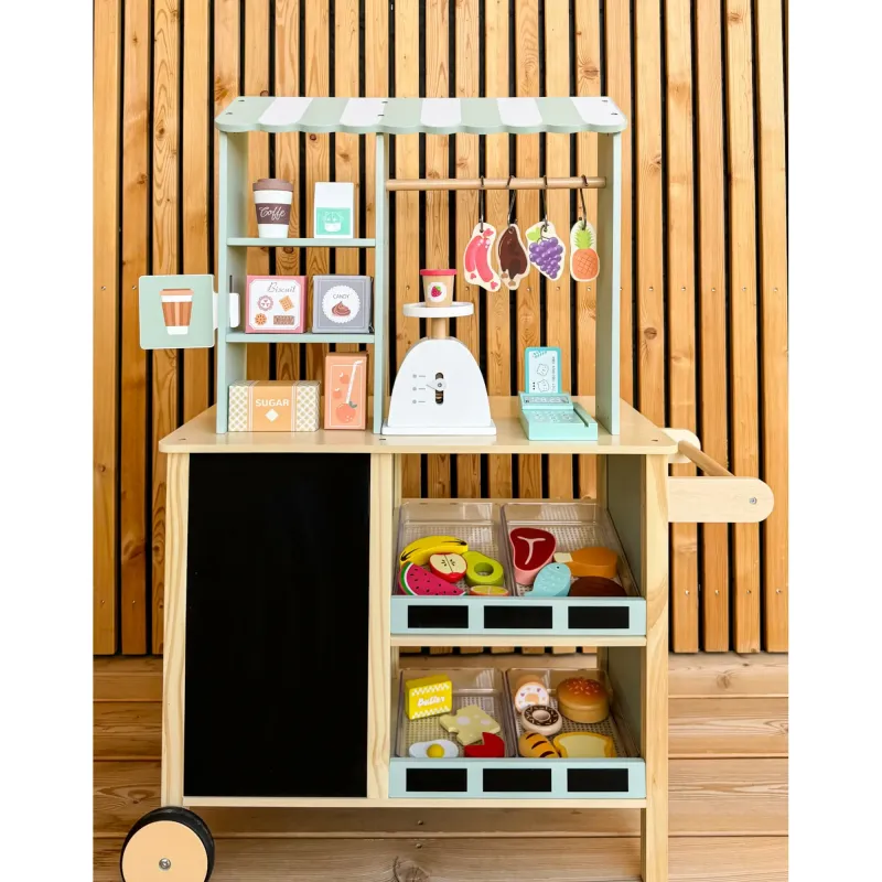 Obchod Predajný Stánok Fresh Pastel Tooky Toy