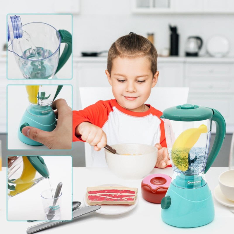 WOOPIE Detská kuchynská sada spotrebičov 3v1 | Interaktívny kávovar, mixér a blender