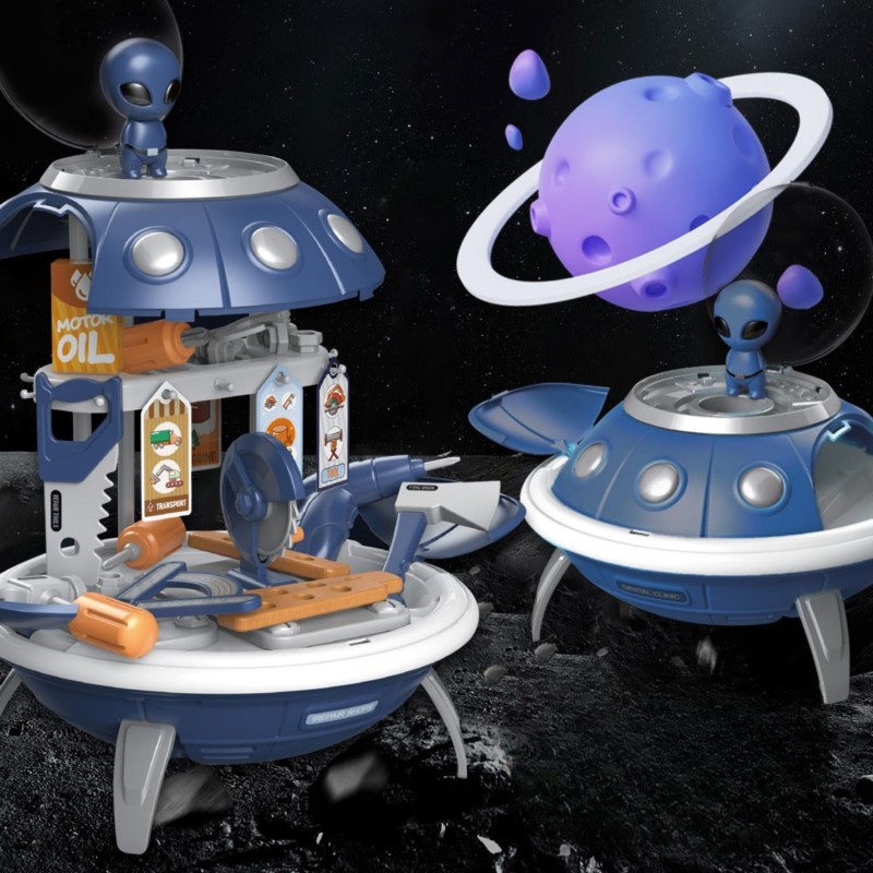 WOOPIE Warsztat 3w1 Plecak Projektor UFO 52 el.