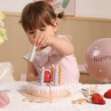 VIGA Drevená narodeninová torta na krájanie | Sada s číslami a sviečkami