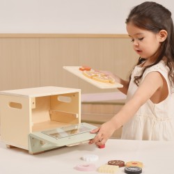 IGA Detská drevená rúra s doplnkami | Sada na pečenie s časovačom pre deti
