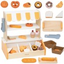 VIGA Drevená pekáreň na hranie | Sada Mini obchod s pečivom (16 ks)