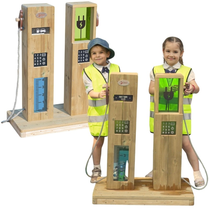 CLASSIC WORLD EDU Dystybutor Paliwa Stacja Ładowania do Samochodów