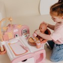 Smoby Baby Nurse Elektronické centrum starostlivosti o bábiky | Prebaľovací pult, stolička a postieľka 3v1