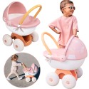 Smoby Baby Nurse Hlboký kočík pre bábiky | so strieškou a tichými kolieskami (do 42 cm)