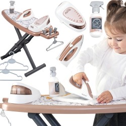 Smoby Detská žehliaca doska Mini Tefal | Sada so žehličkou a zvukom