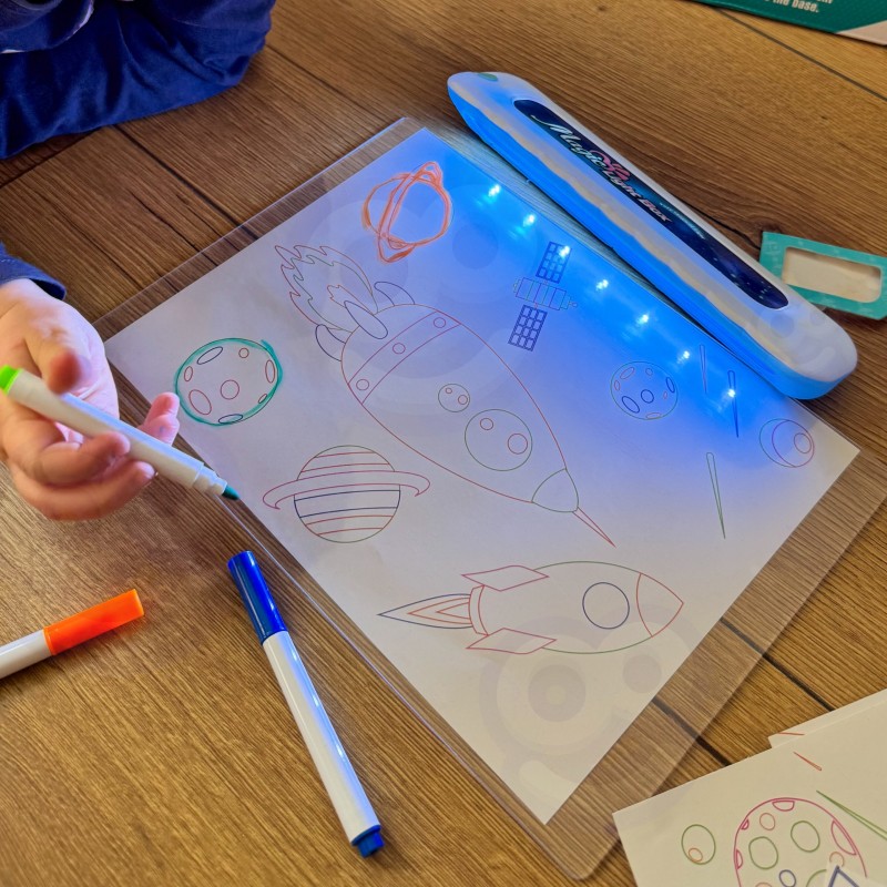 WOOPIE Magnetyczna Tablica 3D Podświetlenie LED do Rysowania