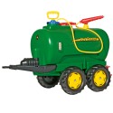 Rolly Toys Cisterna John Deere (rollyTanker) | Dvojnápravová vlečka s funkčnou pumpou a striekačkou