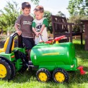 Rolly Toys Cisterna John Deere (rollyTanker) | Dvojnápravová vlečka s funkčnou pumpou a striekačkou