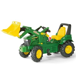Rolly Toys Šliapací traktor John Deere 7930 | s 2-rýchlostnou prevodovkou, brzdou a nakladačom