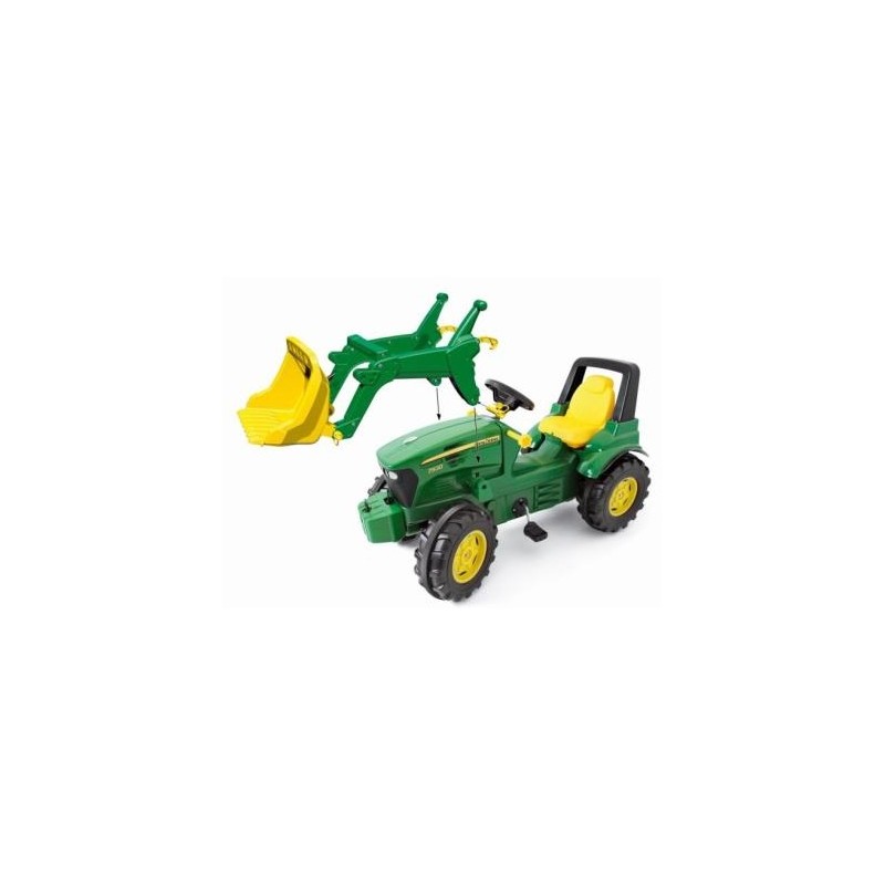 Rolly Toys Šliapací traktor John Deere 7930 | s 2-rýchlostnou prevodovkou, brzdou a nakladačom