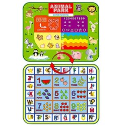 WOOPIE XXL Magická vodná podložka 2v1 | Obojstranná edukačná tabuľa na kreslenie (100x80 cm)