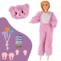 WOOPIE ROYAL Bábika v kostýme Medvedíka | Herná sada Zábavný park s doplnkami