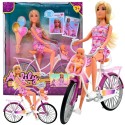 WOOPIE ROYAL Bábika Mama na bicykli | Sada 3v1 s bábätkom v sedačke