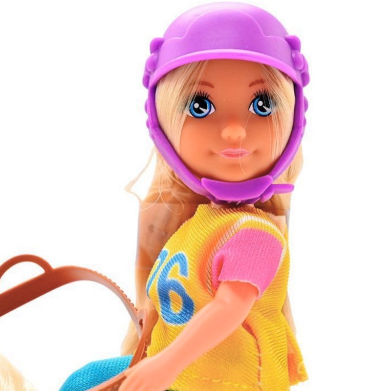 WOOPIE ROYAL Bábika Jazdkyňa Ankiki s koňom | Jazdecká sada s trofejou a doplnkami