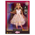 WOOPIE ROYAL Elegantná bábika Lili (30 cm) | v ružovej plesovej róbe so šperkami