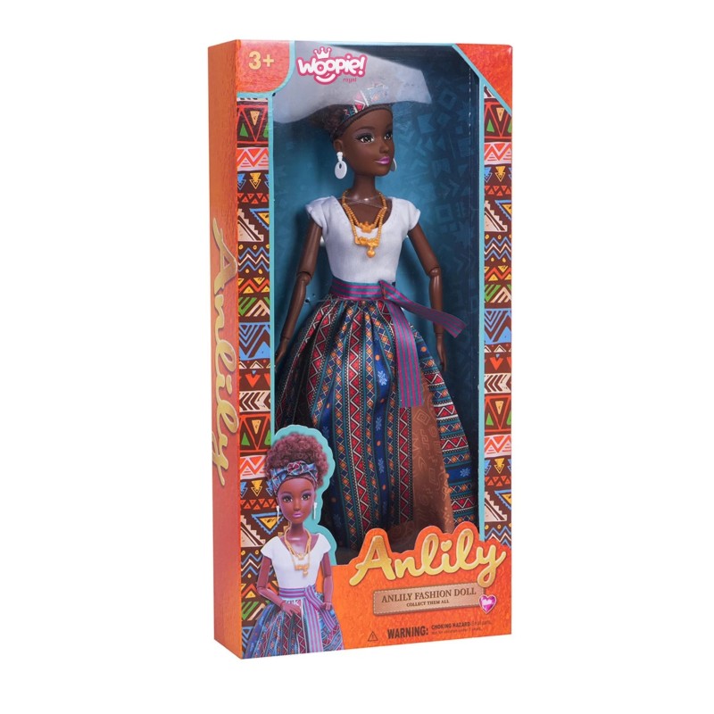 WOOPIE ROYAL Pohyblivá bábika Lili (33 cm) | Bábika s ohybnými kĺbmi v elegantnej róbe