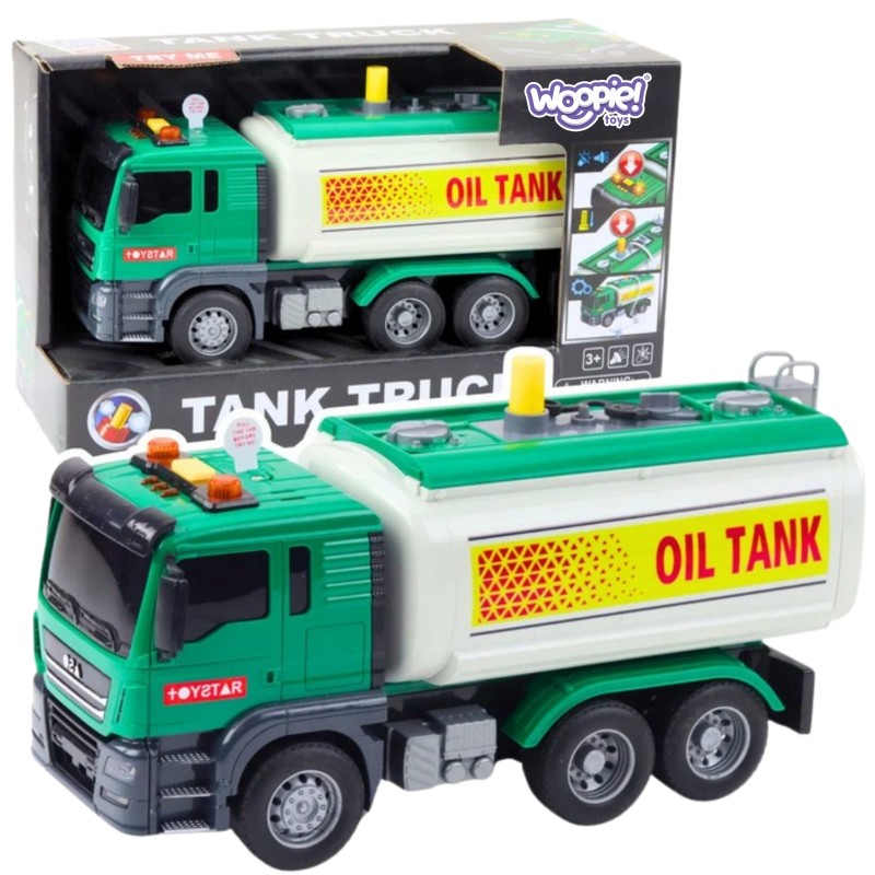 WOOPIE Interaktívna cisterna 1:14 | Nákladné auto s funkčnou vodnou pumpou, svetlom a 3 zvukmi