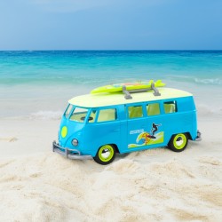 WOOPIE Retro surfársky mikrobus | Interaktívny model so svetlom, zvukom a otváracími dverami