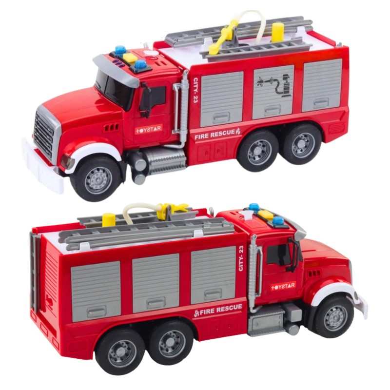 WOOPIE Interaktívne hasičské auto 1:14 | Hasičská striekačka, ktorá strieka vodu, svieti a vydáva zvuky