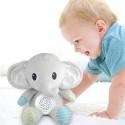 WOOPIE BABY Uspávačik Sloník 3v1 | Plyšový projektor s 12 melódiami (0m+)