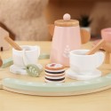 WOOPIE GREEN EKO Drevená čajová súprava | Montessori sada Hra na kaviareň (FSC 12 ks)