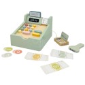 WOOPIE GREEN EKO Drevená pokladňa | Montessori sada Hra na obchod so skenerom a peniazmi (FSC)