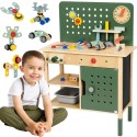 WOOPIE GREEN Drevená Dielňa STEM | Súprava s Nástrojmi pre Malých Majstrov