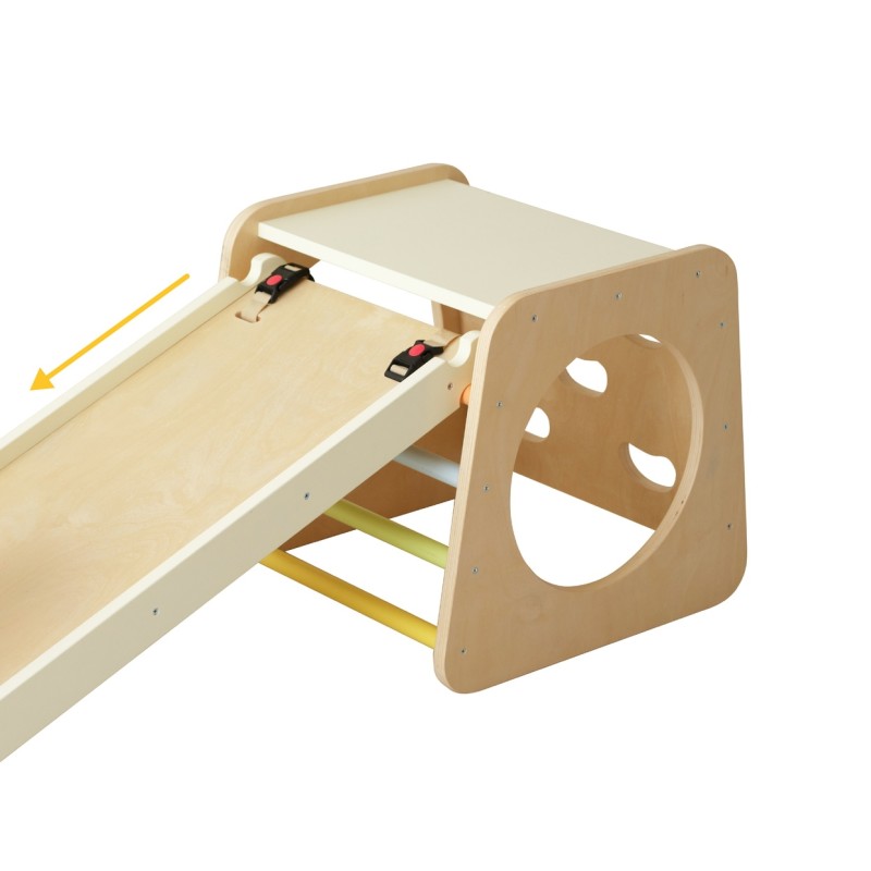 CLASSIC WORLD Skladací Piklerovej trojuholník 5v1 | Montessori preliezka so šmykľavkou