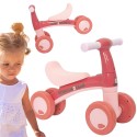WOOPIE Stabilné štorkolesové odrážadlo | Ružové prvé vozidlo pre deti