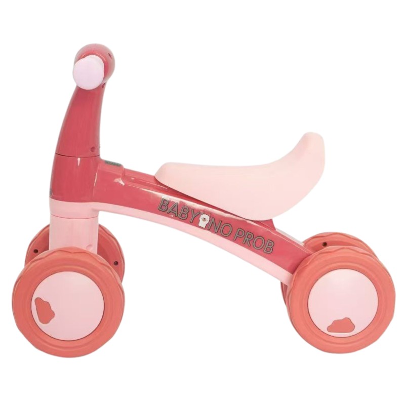 WOOPIE Stabilné štorkolesové odrážadlo | Ružové prvé vozidlo pre deti