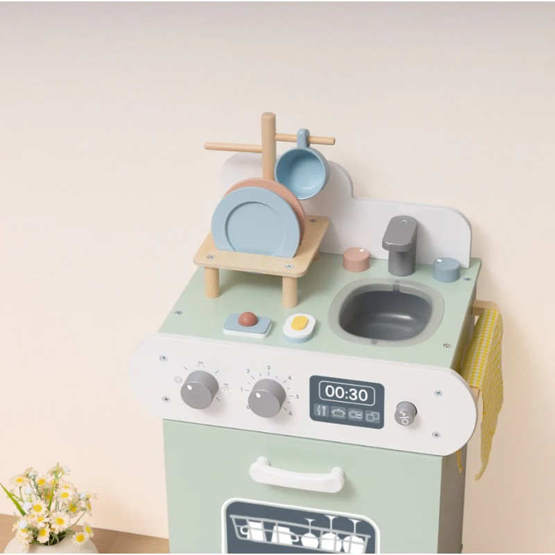Detská umývačka riadu s príslušenstvom | Realistická hračka do kuchynky