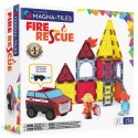 Magna-Tiles Fire Rescue (27 dielov) – Stavebnica Hasičské auto s figúrkou